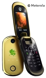 Punktsieger: Das Motorola Moto U9 Gold gef&auml;llt in puncto Sprachqualit&auml;t, MP3-Funktion und Design